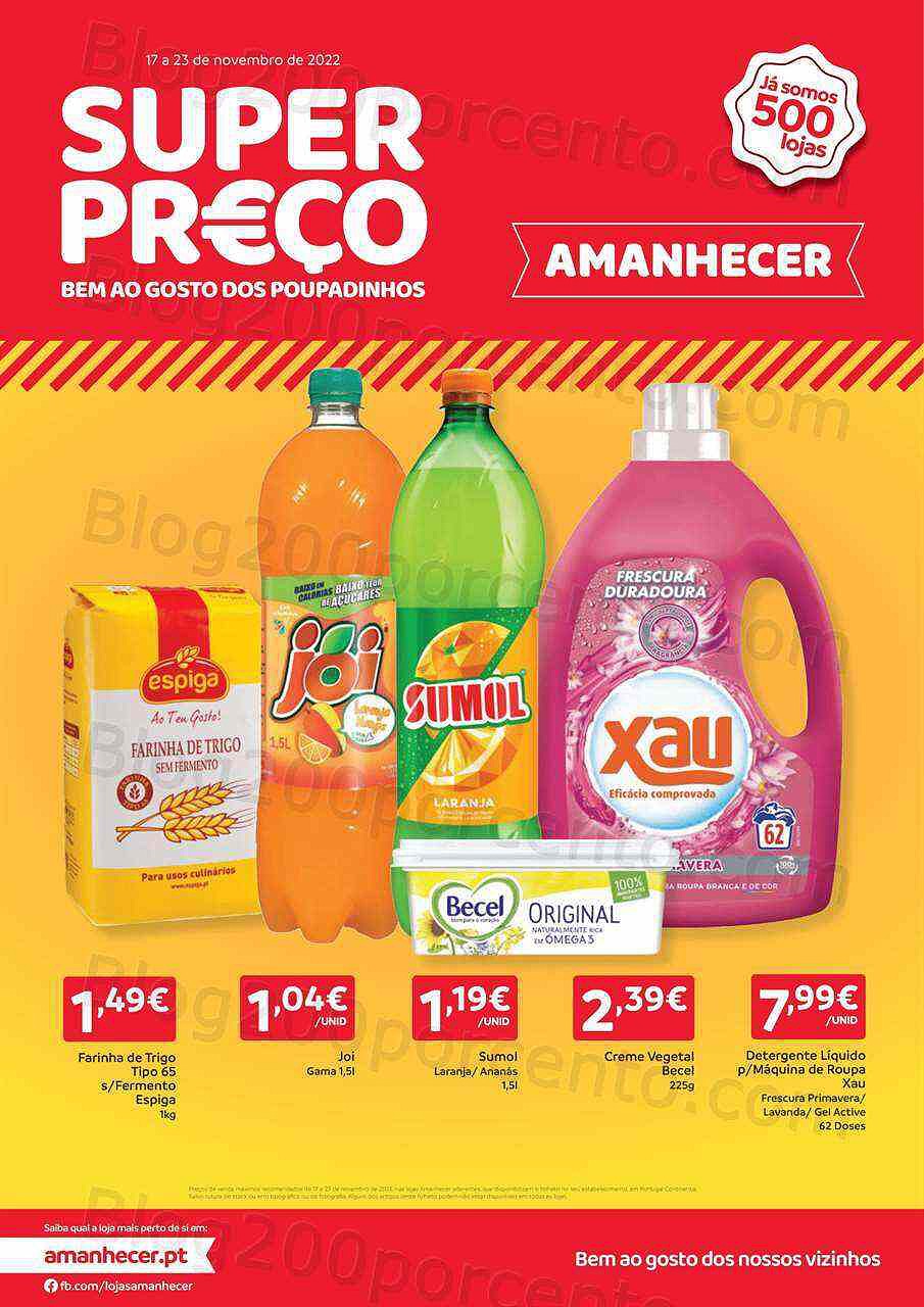 Antevisão Folheto AMANHECER Promoções de 17 a 23 novembro