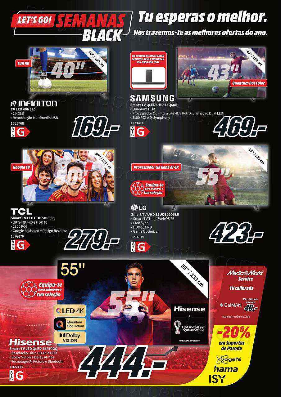 Antevisão Folheto MEDIA MARKT Black Friday Promoções de 16 a 22 novembro