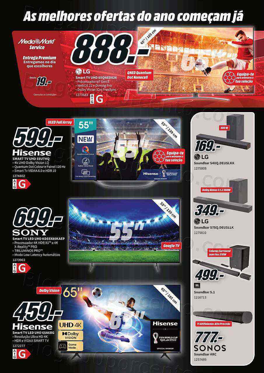 Antevisão Folheto MEDIA MARKT Black Friday Promoções de 16 a 22 novembro