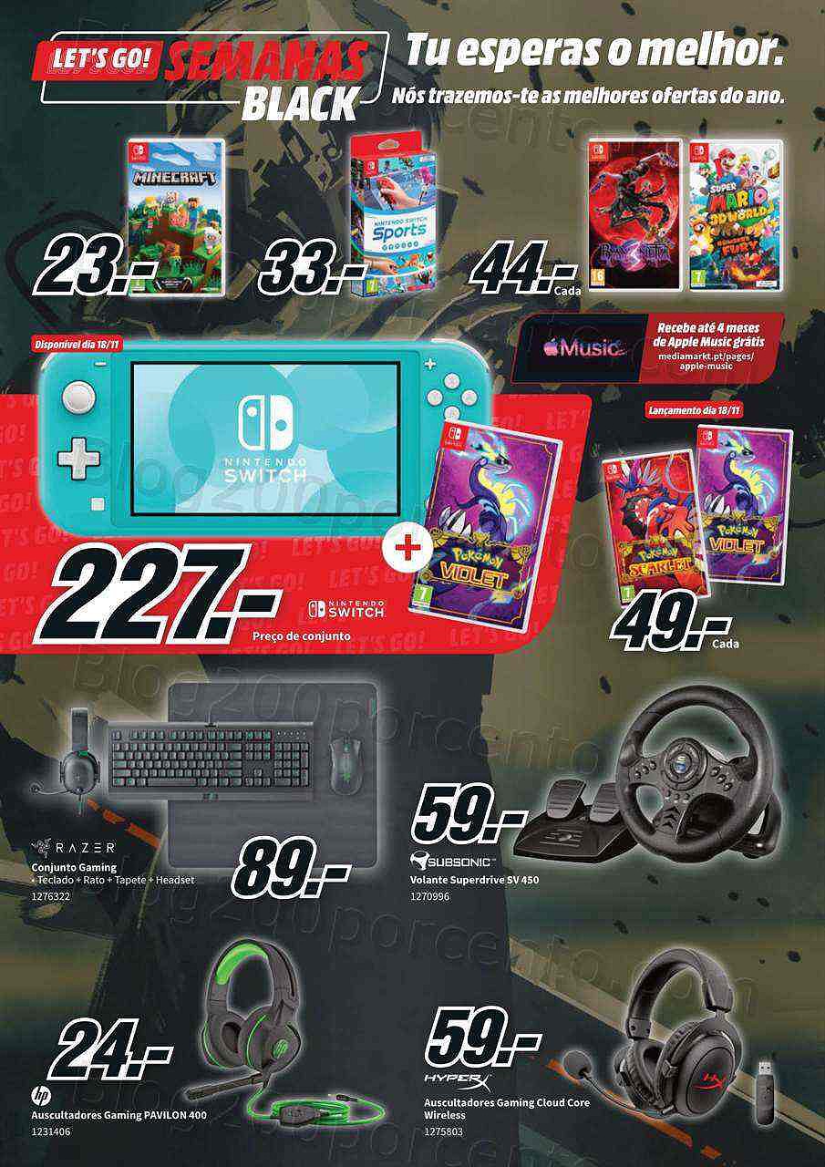 Antevisão Folheto MEDIA MARKT Black Friday Promoções de 16 a 22 novembro