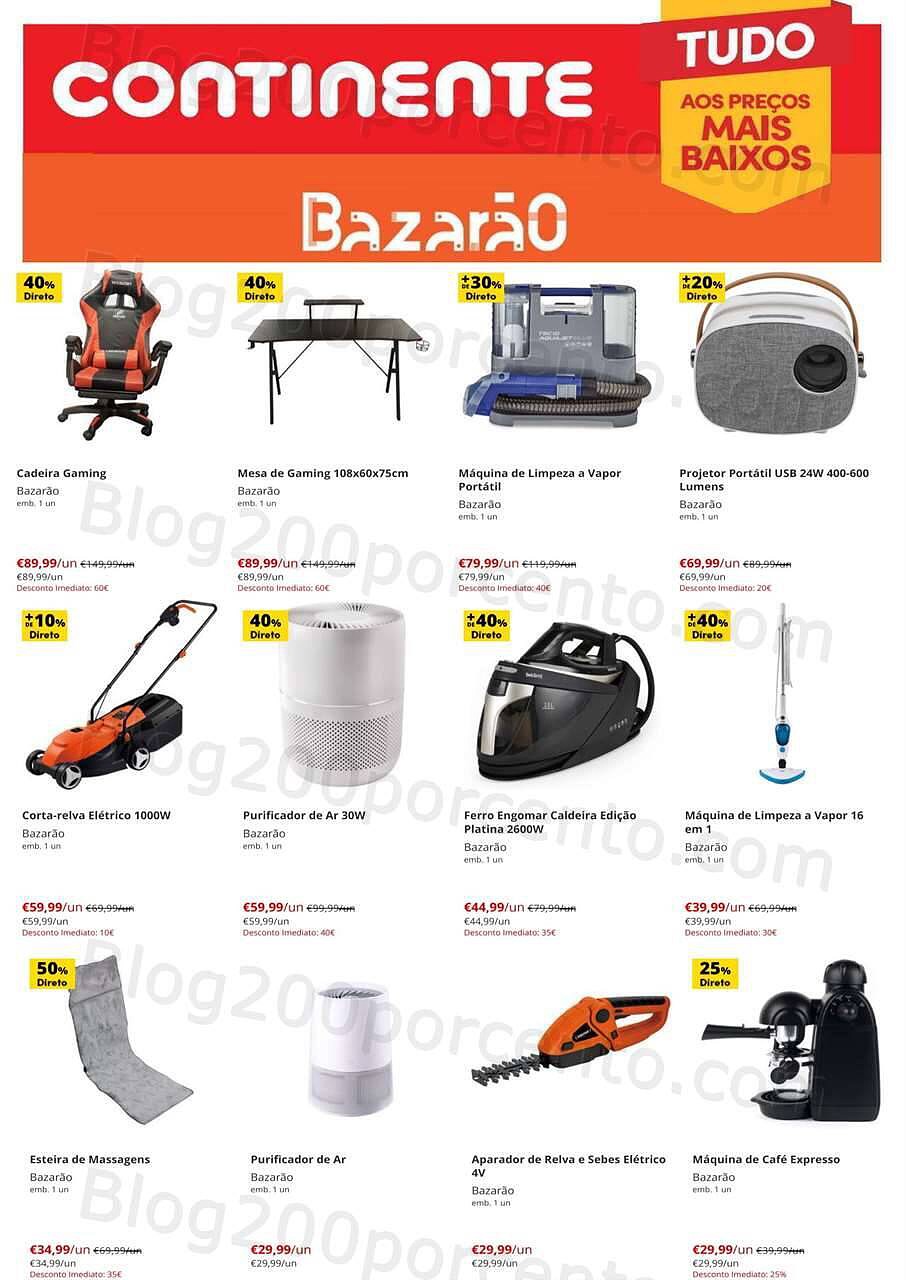 Antevisão Folheto CONTINENTE Bazarão Promoções de 22 a 28 novembro