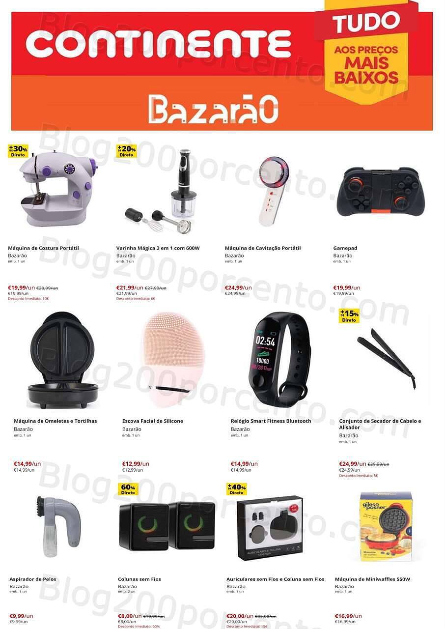 Antevisão Folheto CONTINENTE Bazarão Promoções de 15 a 21 novembro