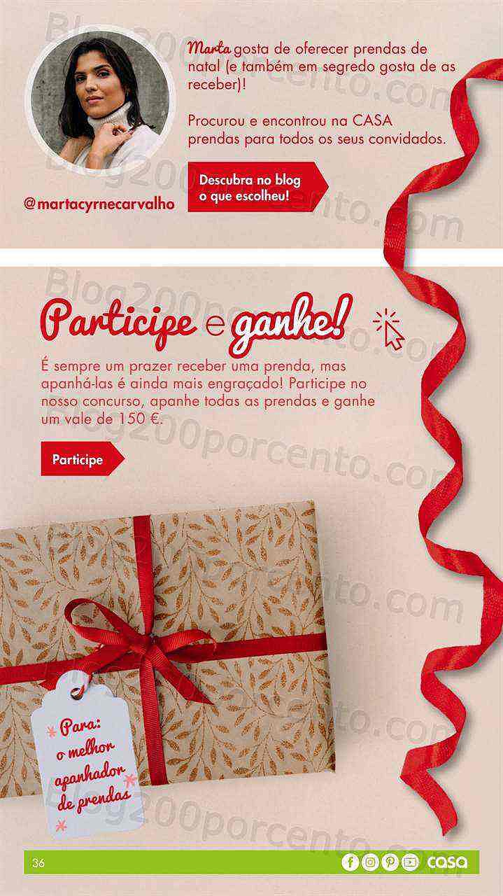 Antevisão Folheto CASA Natal Promoções de 22 novembro a 31 dezembro