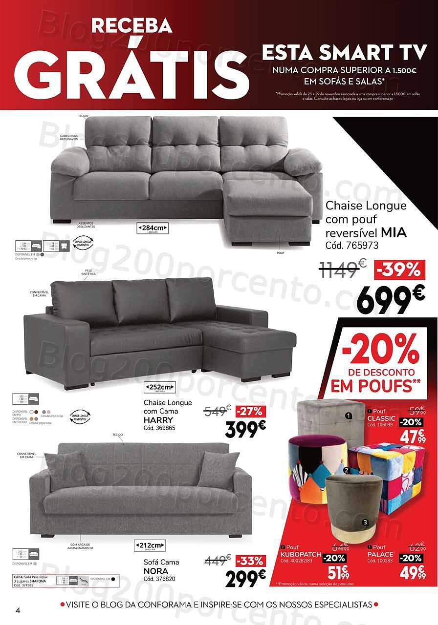 Antevisão Folheto CONFORAMA Black Friday Promoções de 23 a 29 novembro