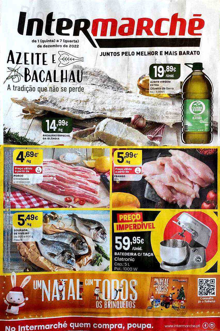 Antevisão Folheto INTERMARCHÉ Super Promoções de 1 a 7 dezembro