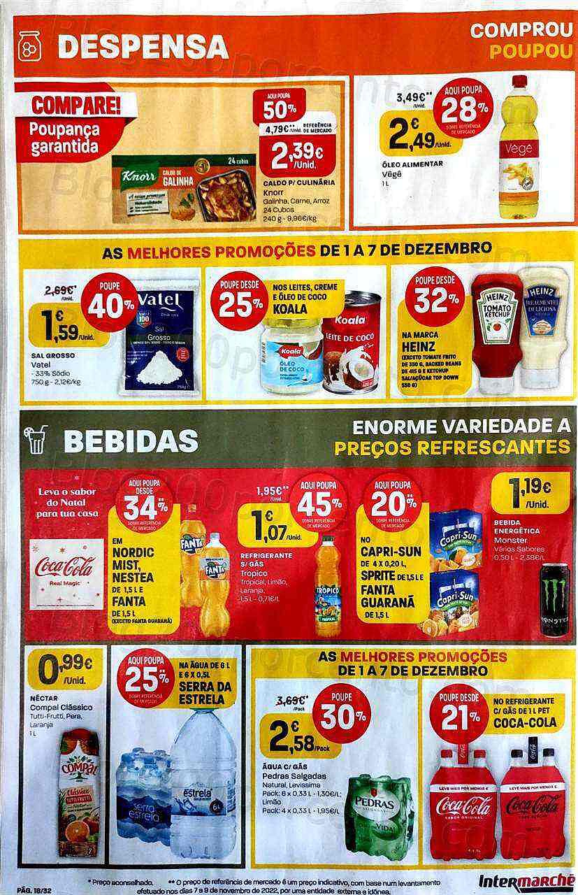 Antevisão Folheto INTERMARCHÉ Super Promoções de 1 a 7 dezembro