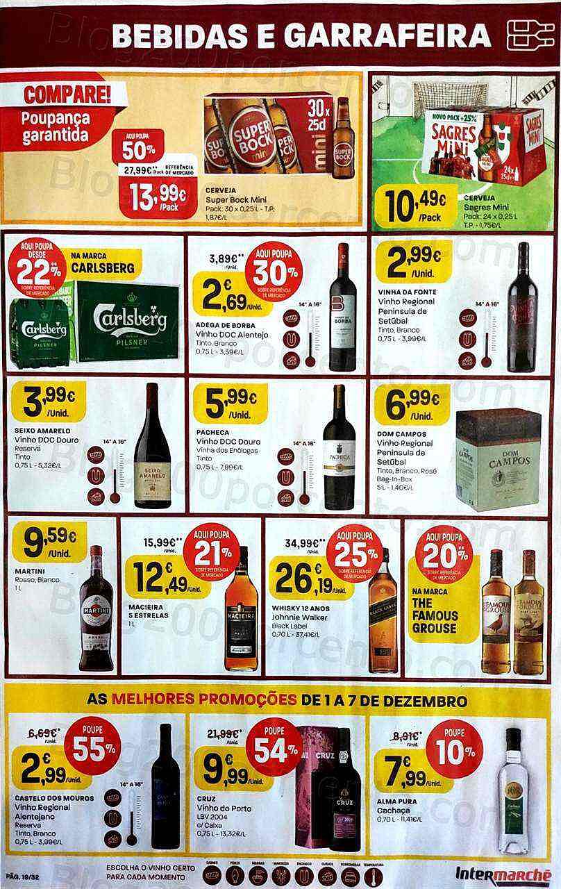 Antevisão Folheto INTERMARCHÉ Super Promoções de 1 a 7 dezembro