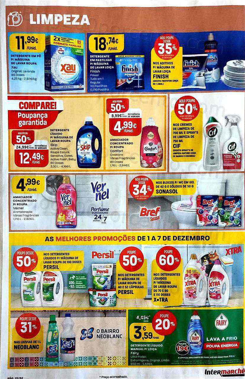 Antevisão Folheto INTERMARCHÉ Super Promoções de 1 a 7 dezembro