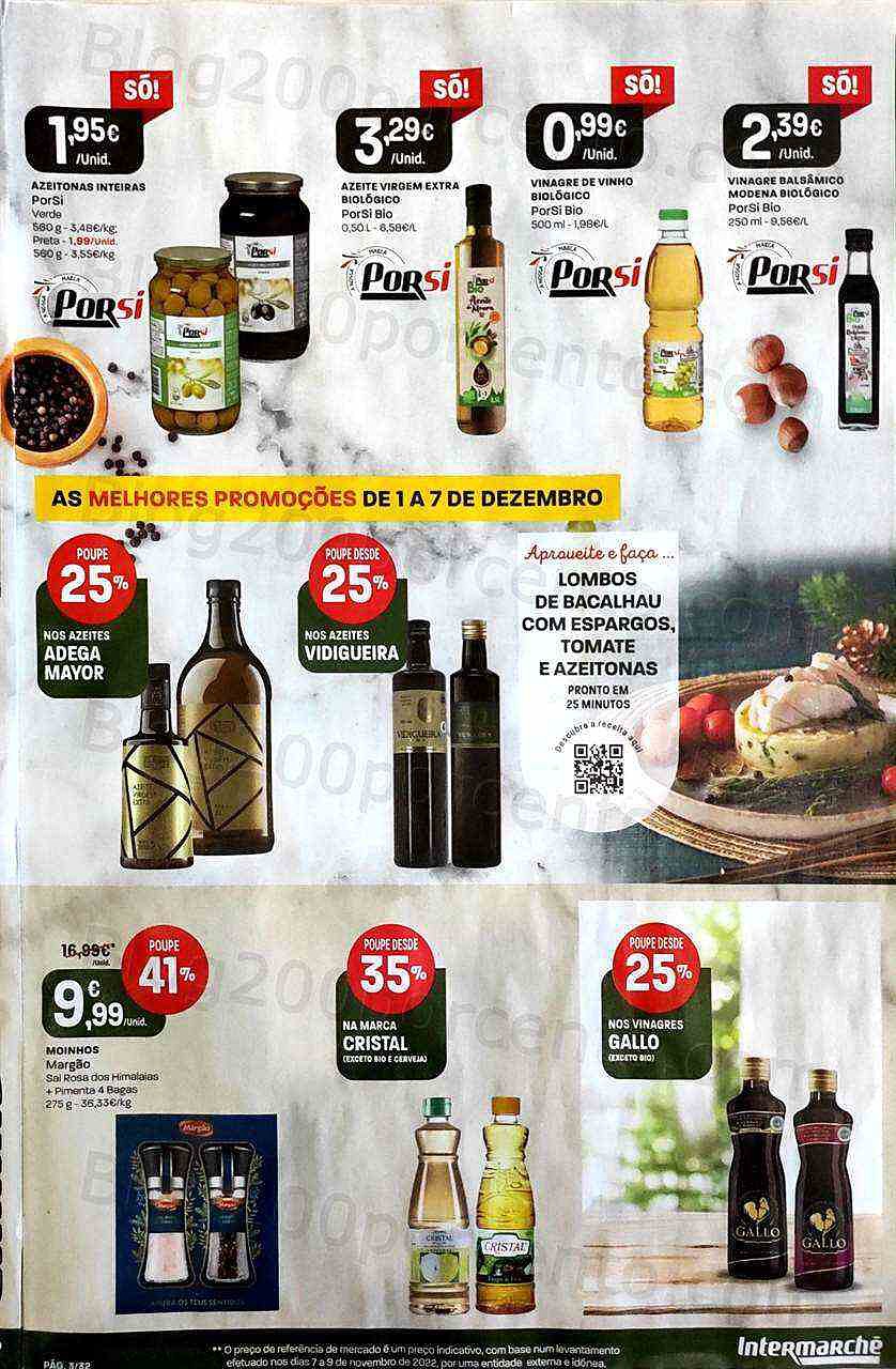 Antevisão Folheto INTERMARCHÉ Super Promoções de 1 a 7 dezembro