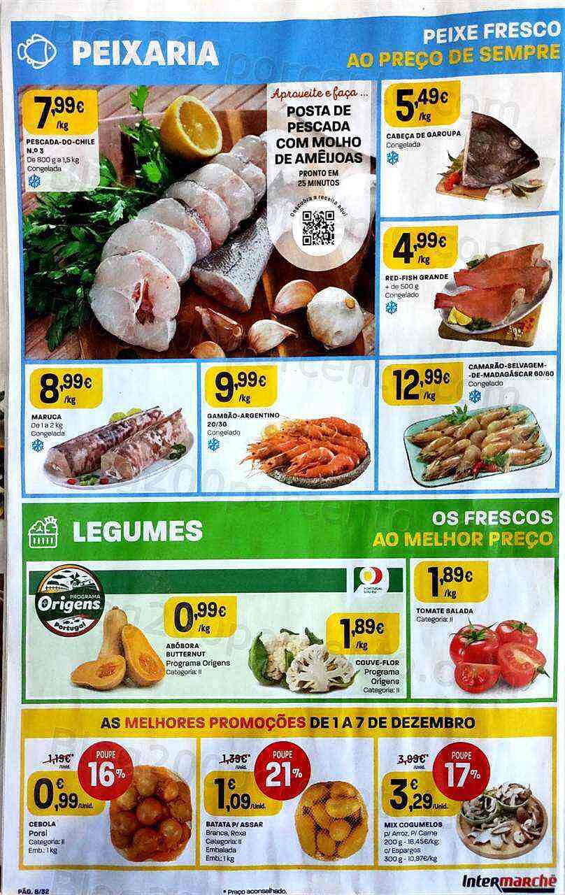 Antevisão Folheto INTERMARCHÉ Super Promoções de 1 a 7 dezembro