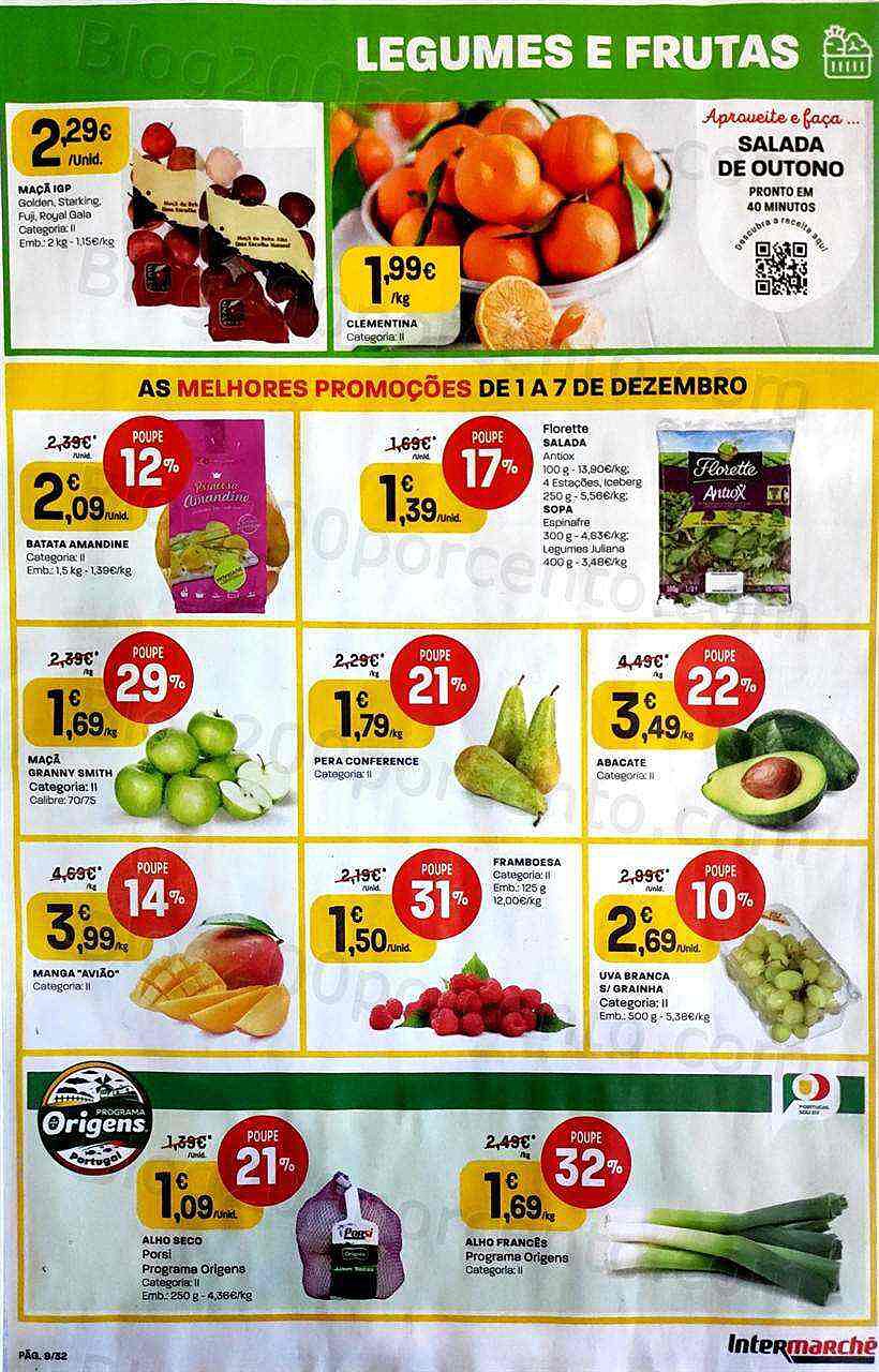 Antevisão Folheto INTERMARCHÉ Super Promoções de 1 a 7 dezembro