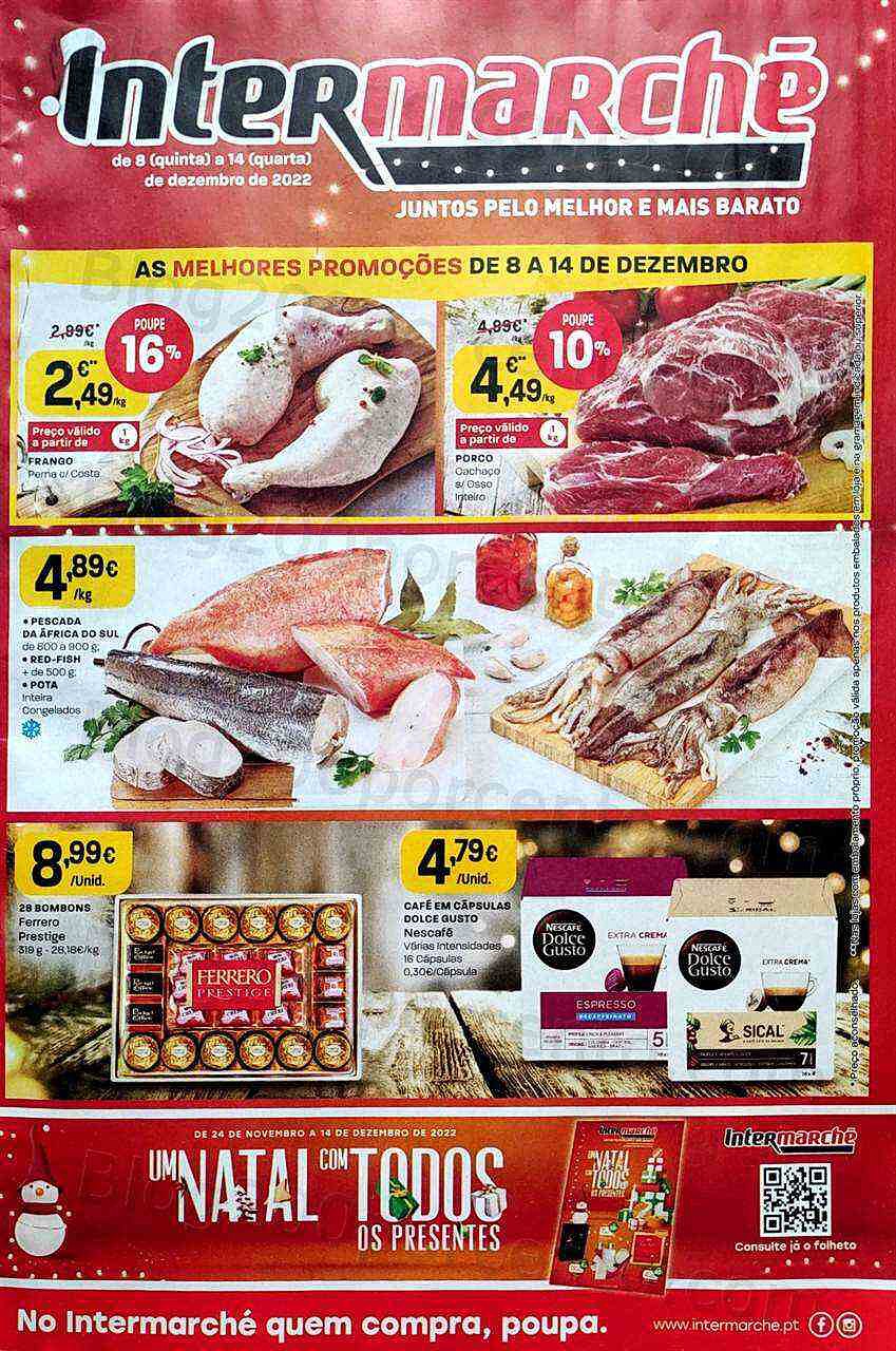 Antevisão Folheto INTERMARCHÉ Promoções de 8 a 14 dezembro