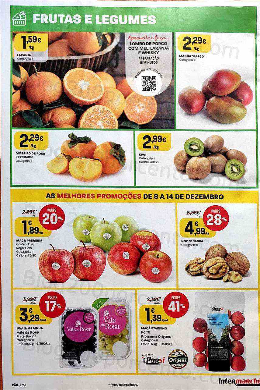Antevisão Folheto INTERMARCHÉ Promoções de 8 a 14 dezembro