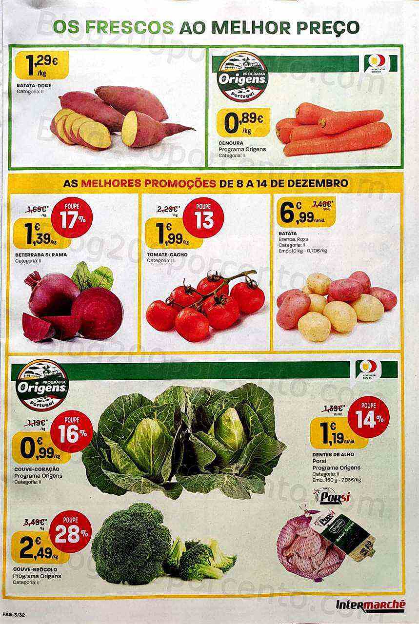 Antevisão Folheto INTERMARCHÉ Promoções de 8 a 14 dezembro
