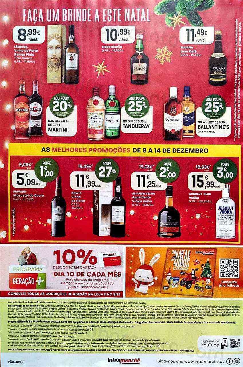 Antevisão Folheto INTERMARCHÉ Promoções de 8 a 14 dezembro