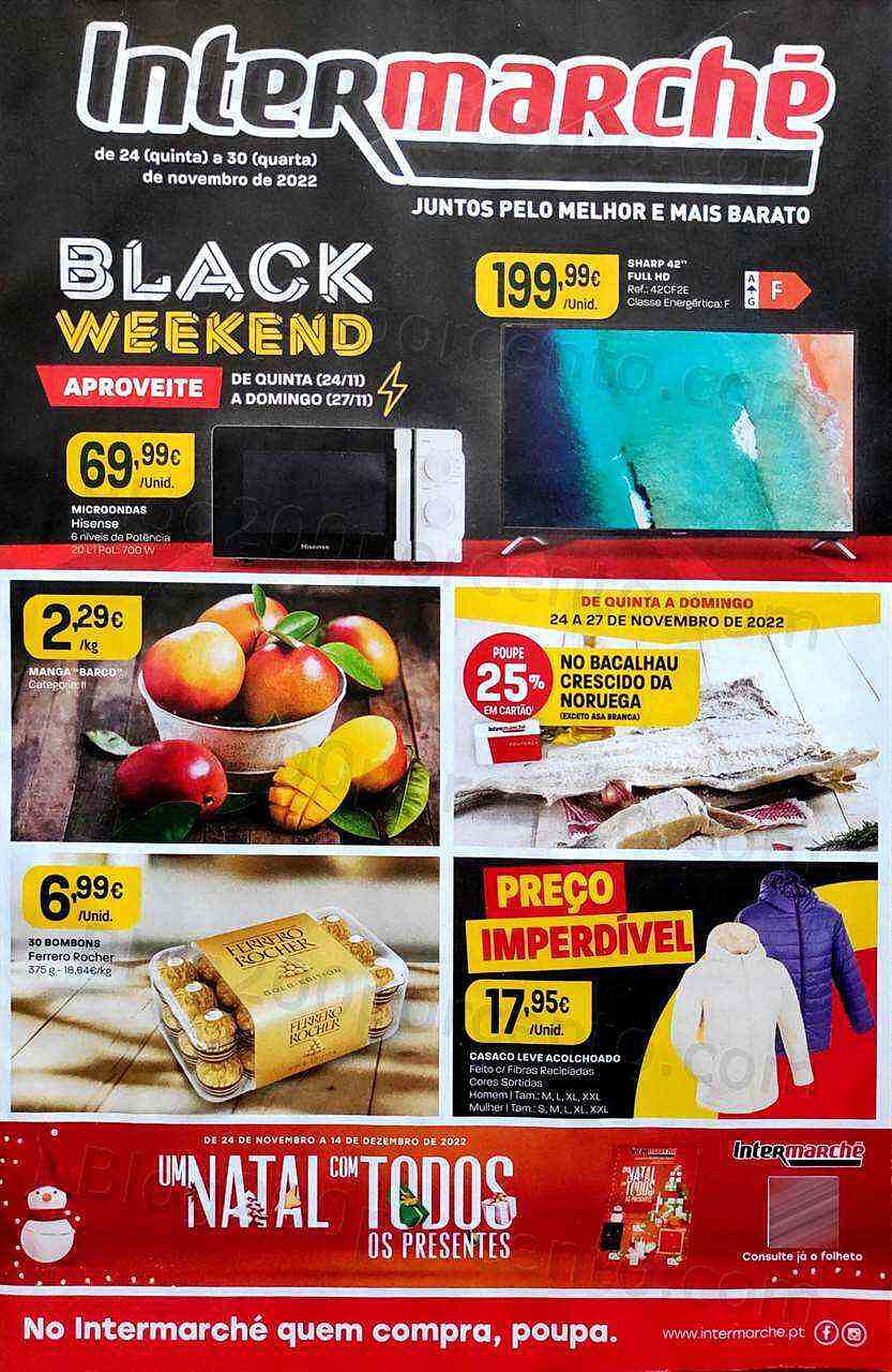 Antevisão Folheto INTERMARCHÉ Promoções de 24 a 30 novembro