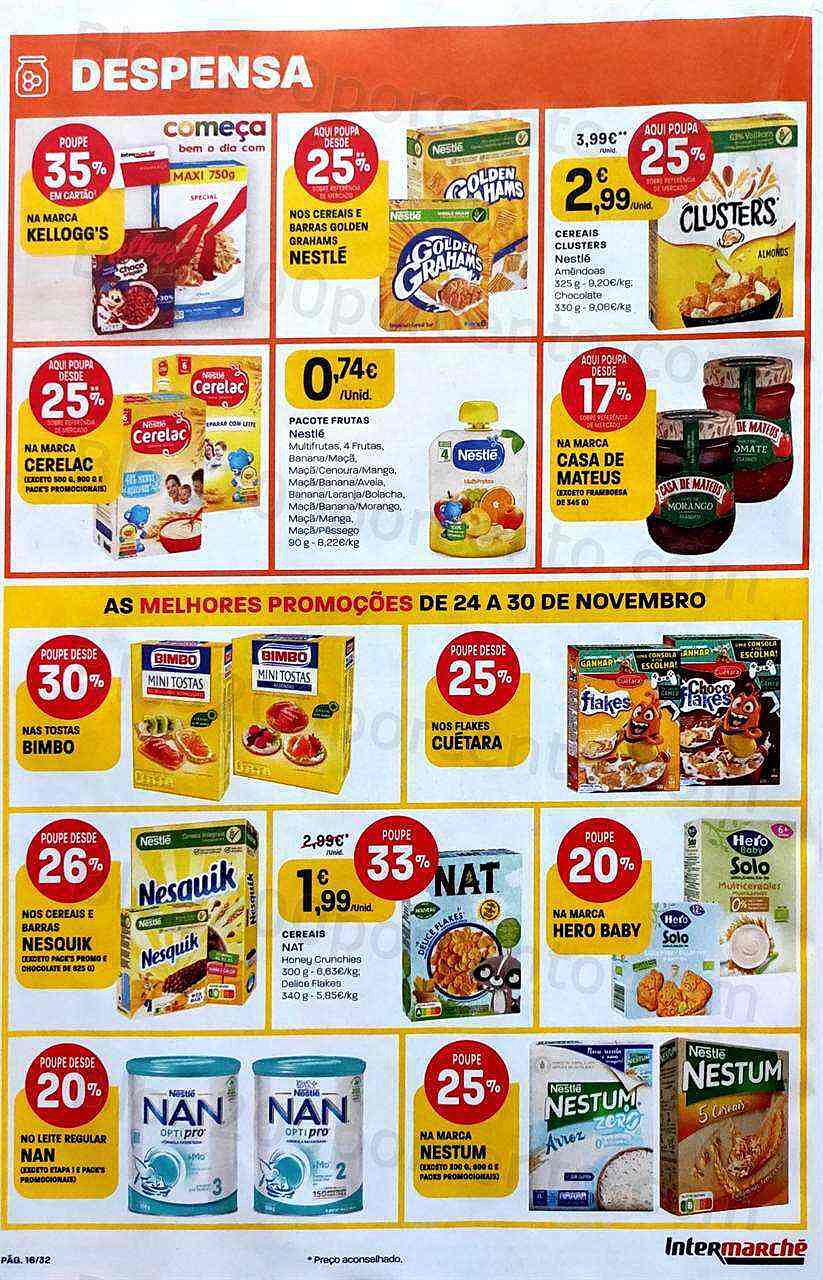 Antevisão Folheto INTERMARCHÉ Promoções de 24 a 30 novembro