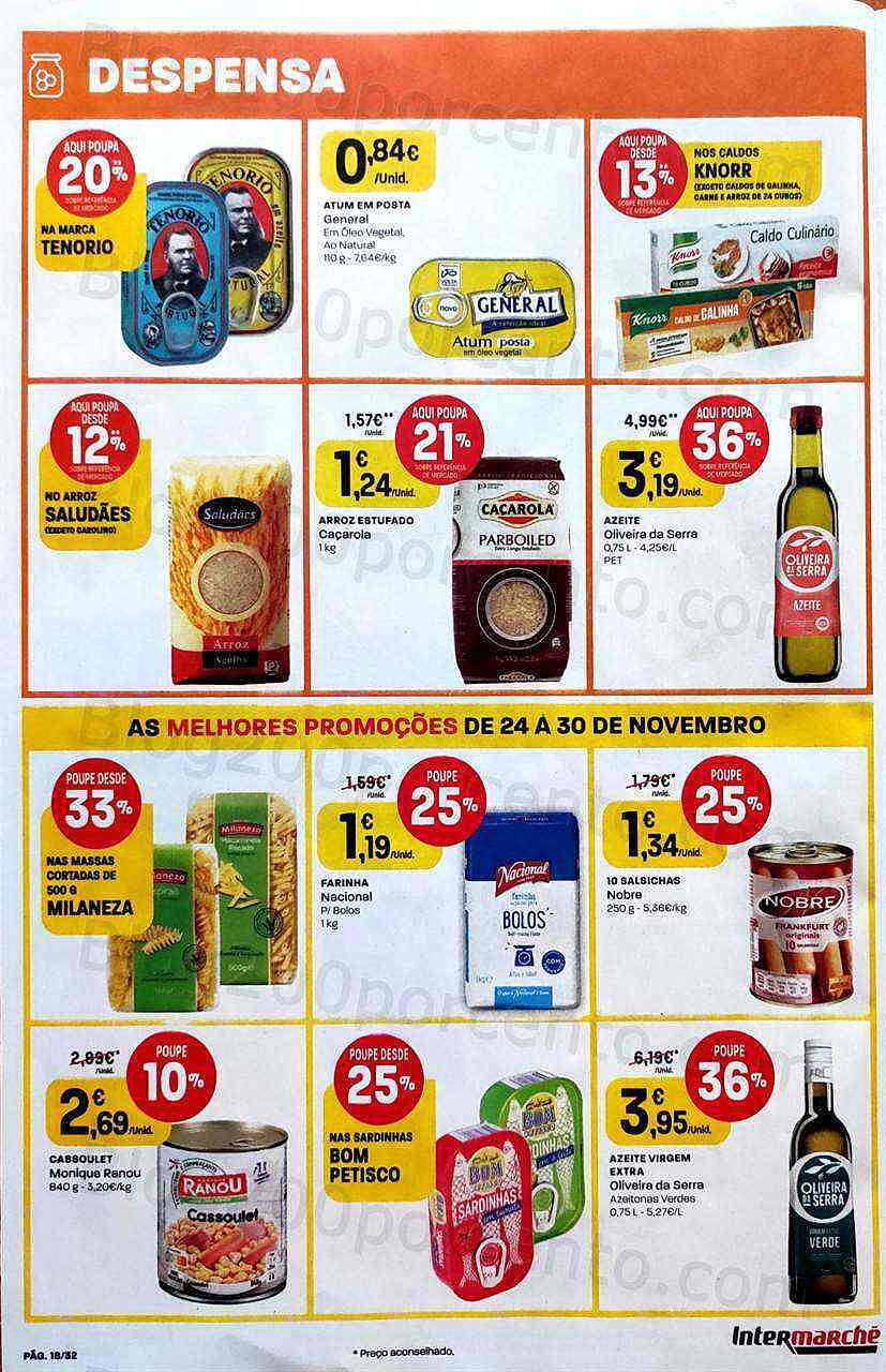 Antevisão Folheto INTERMARCHÉ Promoções de 24 a 30 novembro
