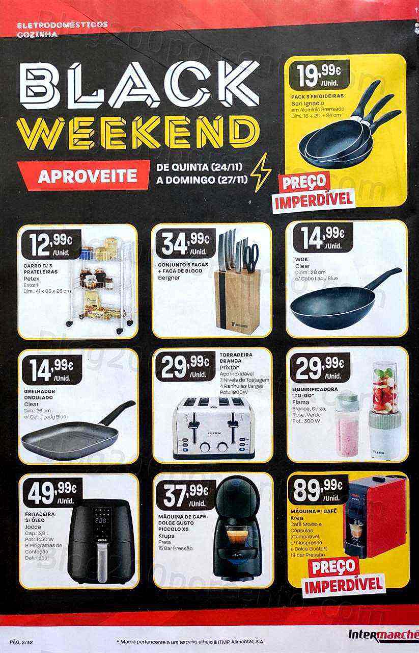 Antevisão Folheto INTERMARCHÉ Black Friday Promoções de 24 a 27 novembro
