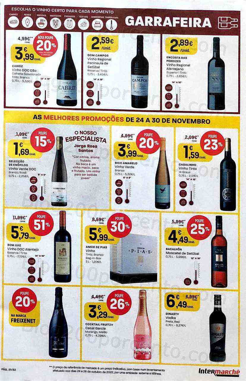 Antevisão Folheto INTERMARCHÉ Promoções de 24 a 30 novembro