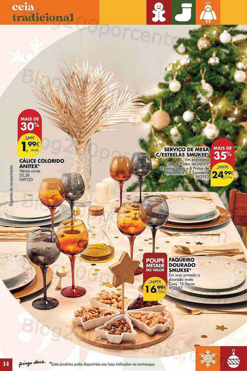 Antevisão Folheto PINGO DOCE Ofertas de Natal Promoções de 15 novembro a 24 dezembro