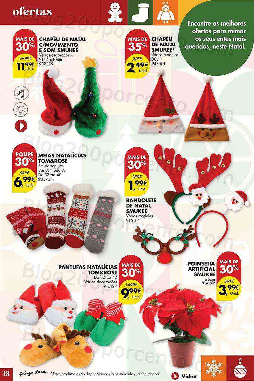 Antevisão Folheto PINGO DOCE Ofertas de Natal Promoções de 15 novembro a 24 dezembro