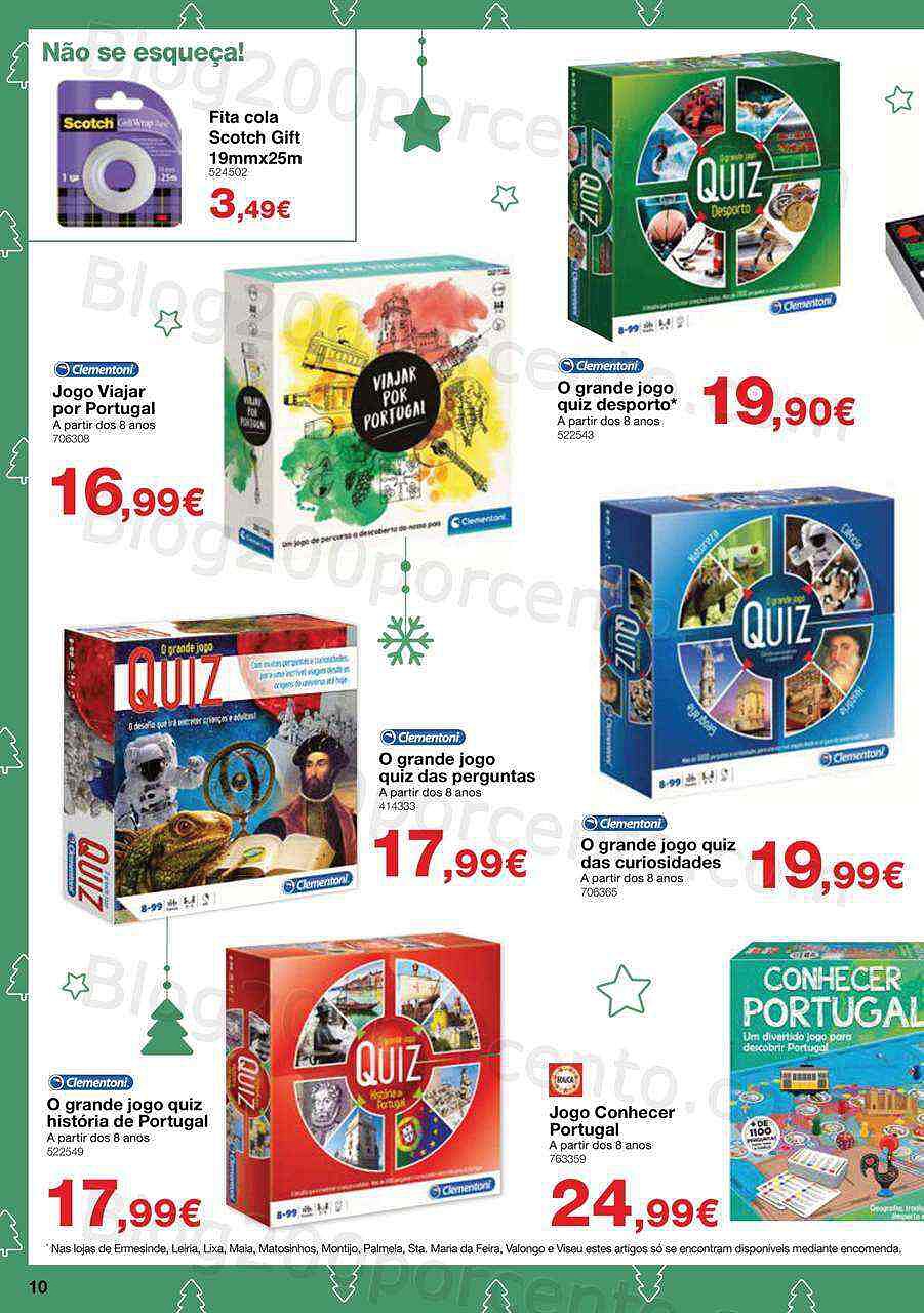 Antevisão Folheto STAPLES Brinquedos Promoções de 2 a 24 dezembro