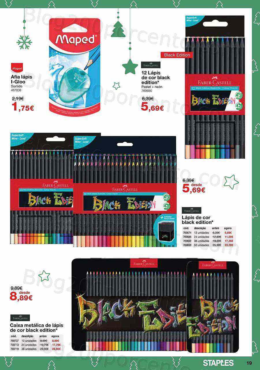 Antevisão Folheto STAPLES Brinquedos Promoções de 2 a 24 dezembro