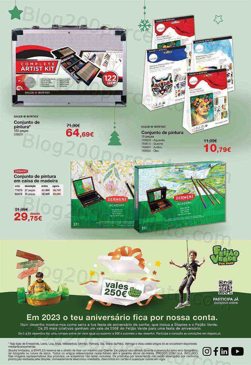Antevisão Folheto STAPLES Brinquedos Promoções de 2 a 24 dezembro
