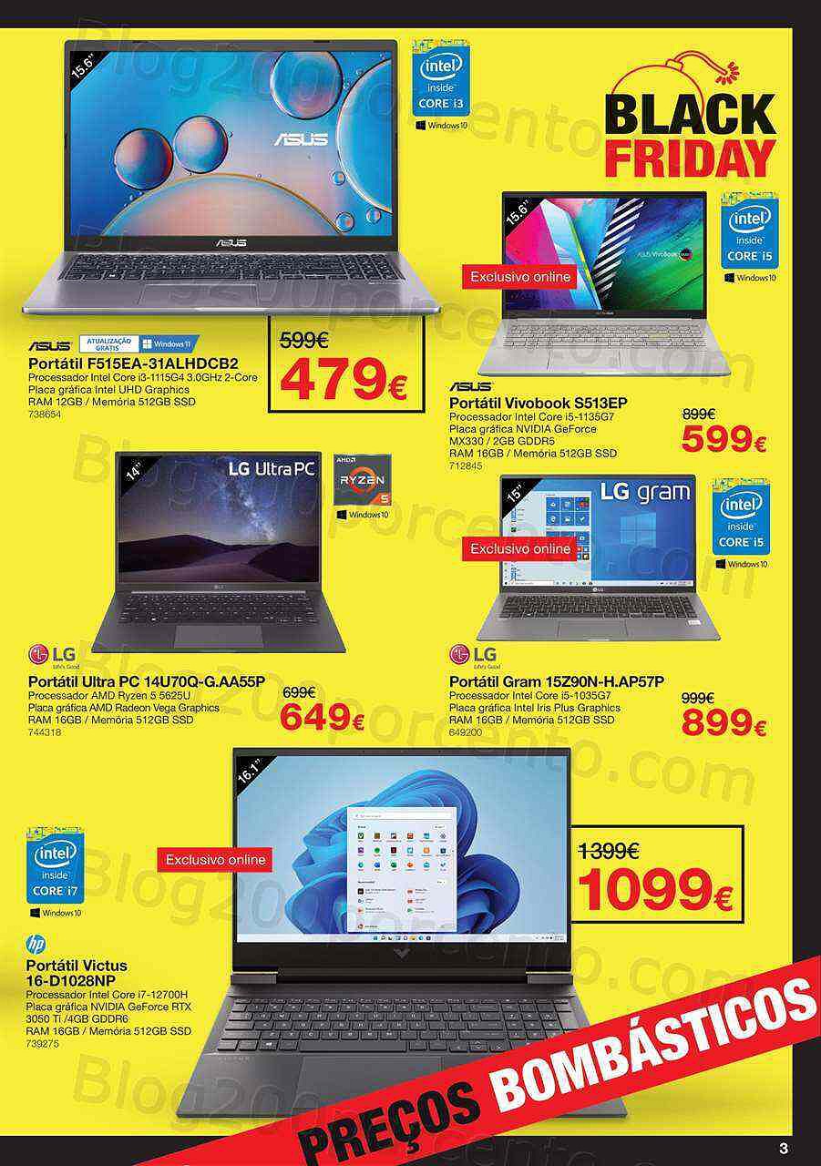 Antevisão Folheto STAPLES Black Friday Promoções de 21 a 27 novembro