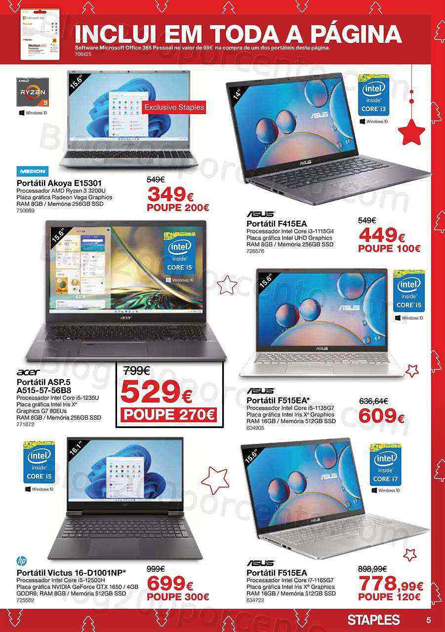 Antevisão Folheto STAPLES Natal Promoções de 2 a 24 dezembro