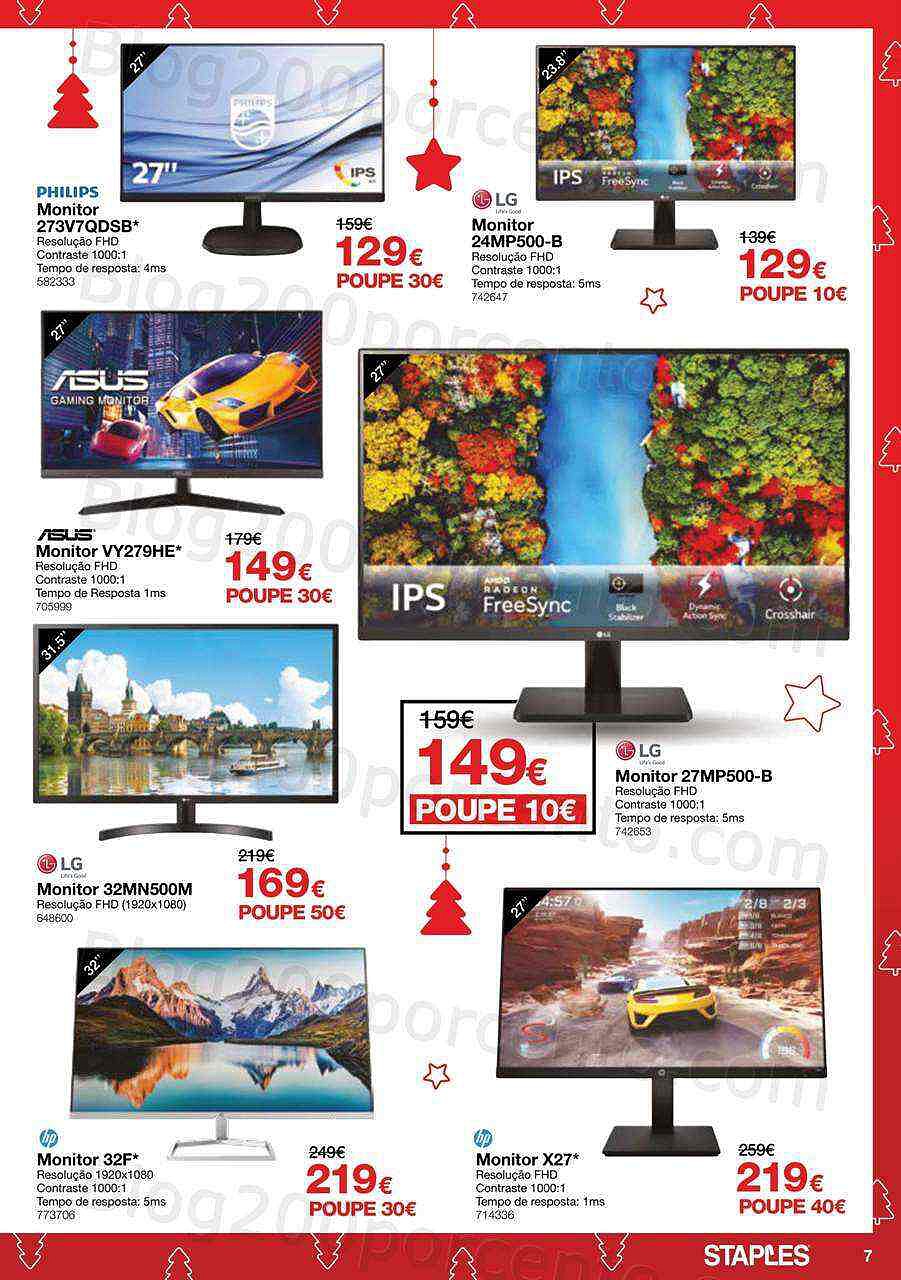 Antevisão Folheto STAPLES Natal Promoções de 2 a 24 dezembro