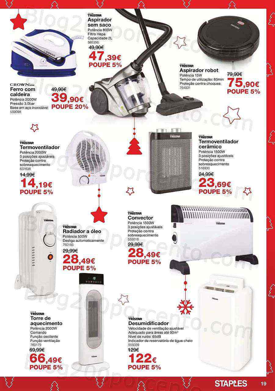 Antevisão Folheto STAPLES Natal Promoções de 2 a 24 dezembro