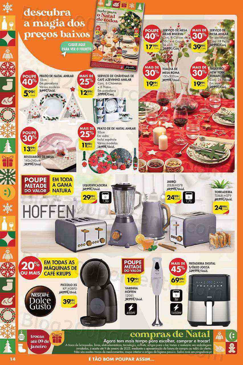 Antevisão Folheto PINGO DOCE Bazar Grandes Promoções de 29 novembro a 5 dezembro