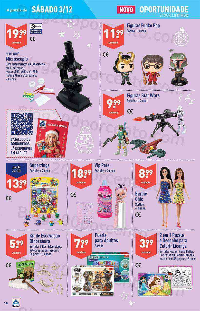 Antevisão Folheto ALDI Bazar Promoções a partir de 3 dezembro