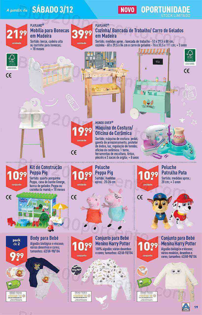 Antevisão Folheto ALDI Bazar Promoções a partir de 3 dezembro