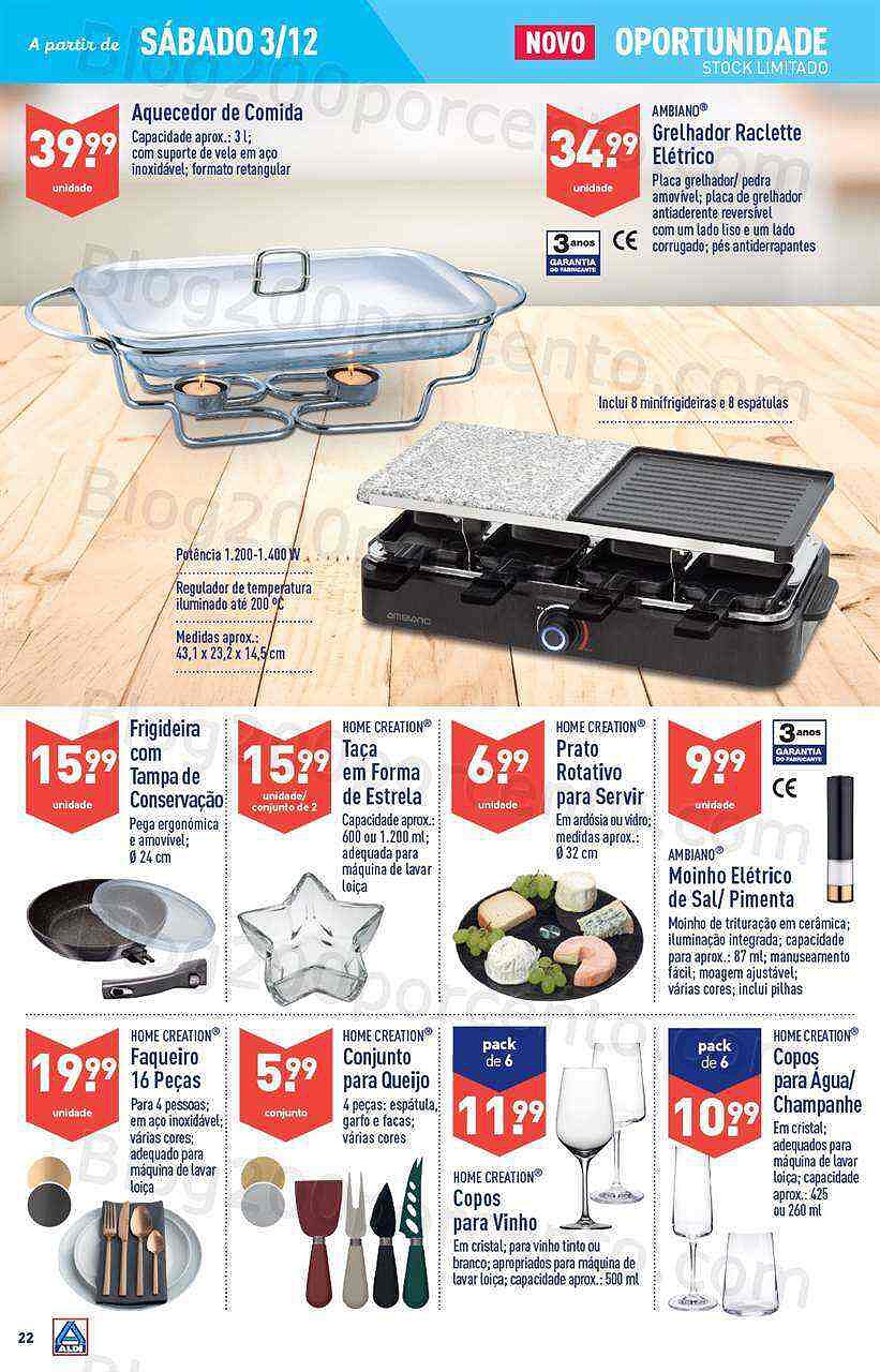 Antevisão Folheto ALDI Bazar Promoções a partir de 3 dezembro