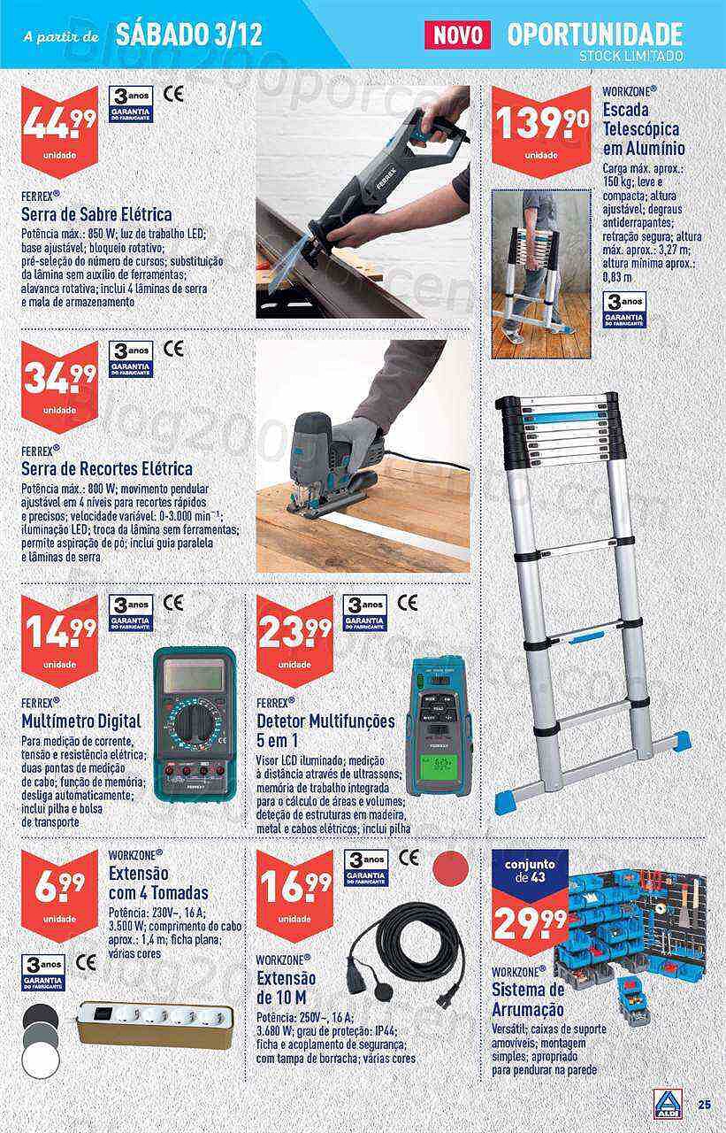 Antevisão Folheto ALDI Bazar Promoções a partir de 3 dezembro