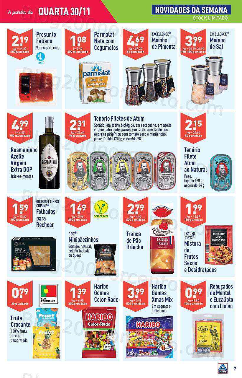 Antevisão Folheto ALDI Promoções de 30 novembro a 6 dezembro