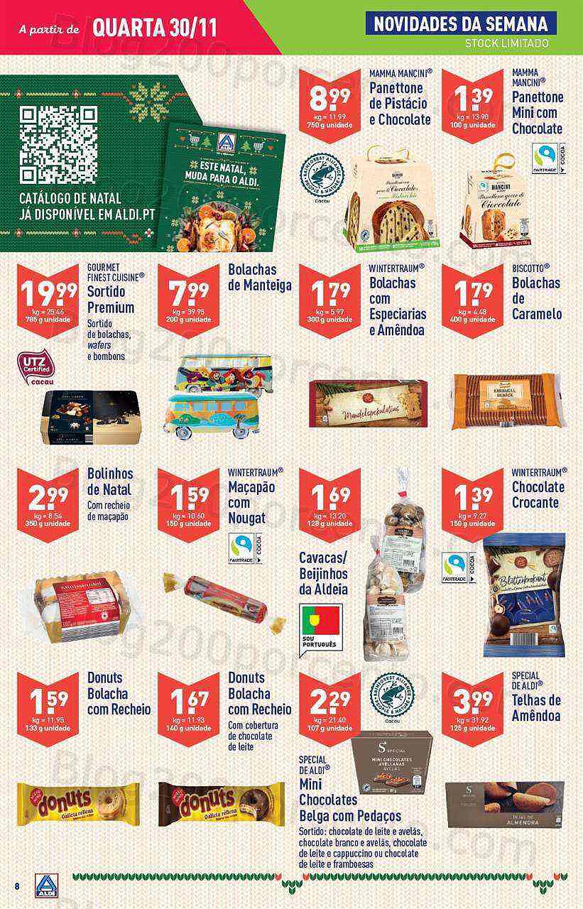 Antevisão Folheto ALDI Promoções de 30 novembro a 6 dezembro