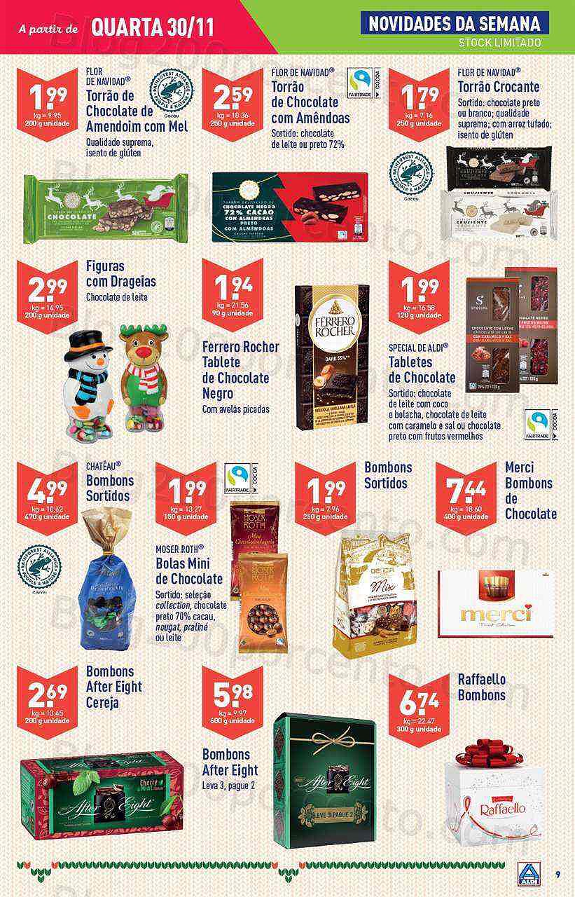 Antevisão Folheto ALDI Promoções de 30 novembro a 6 dezembro