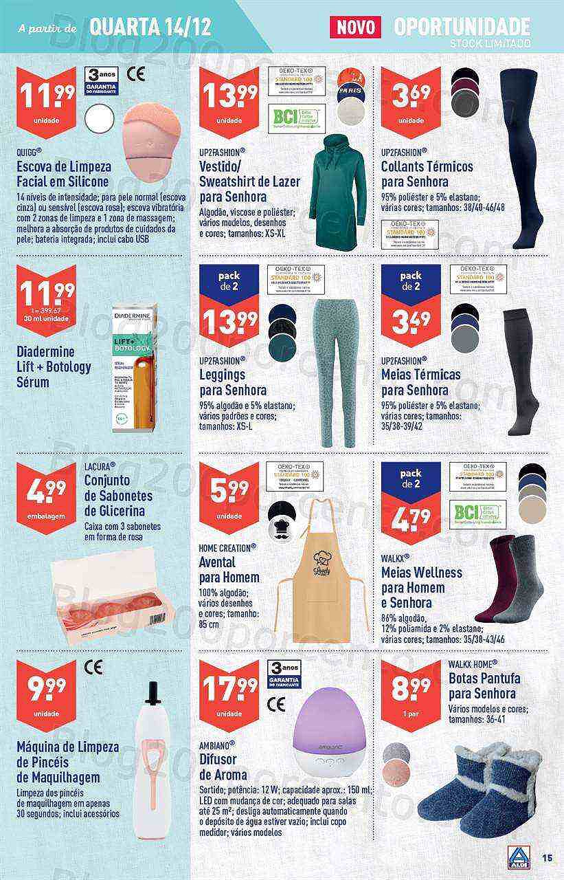 Antevisão Folheto ALDI Natal + Promoções de 14 a 20 dezembro