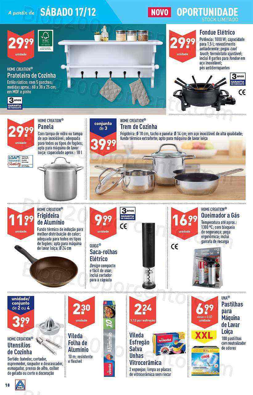 Antevisão Folheto ALDI Natal + Promoções de 14 a 20 dezembro