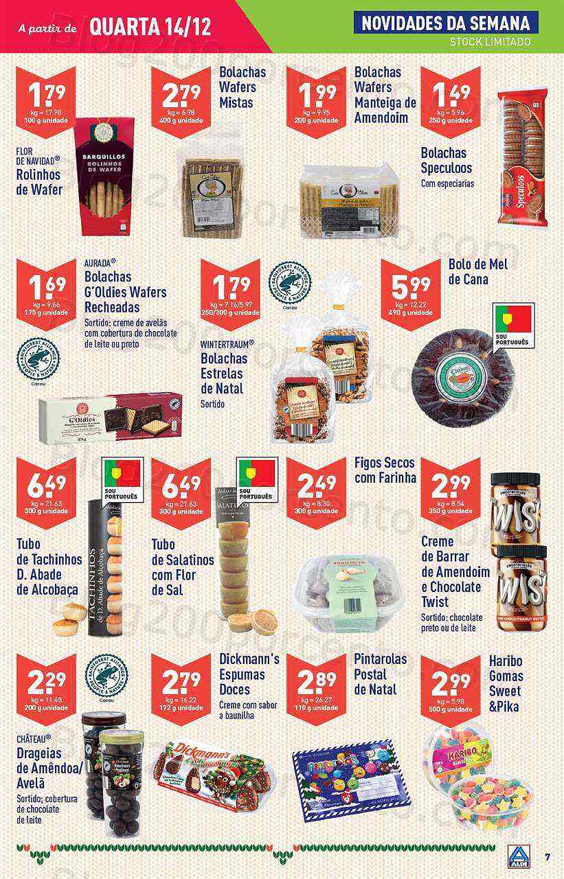 Antevisão Folheto ALDI Natal + Promoções de 14 a 20 dezembro