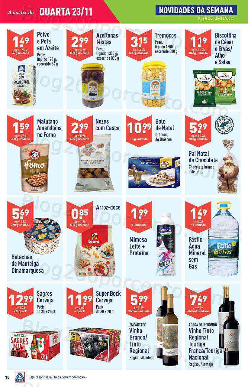 Antevisão Folheto ALDI Promoções de 23 a 29 novembro