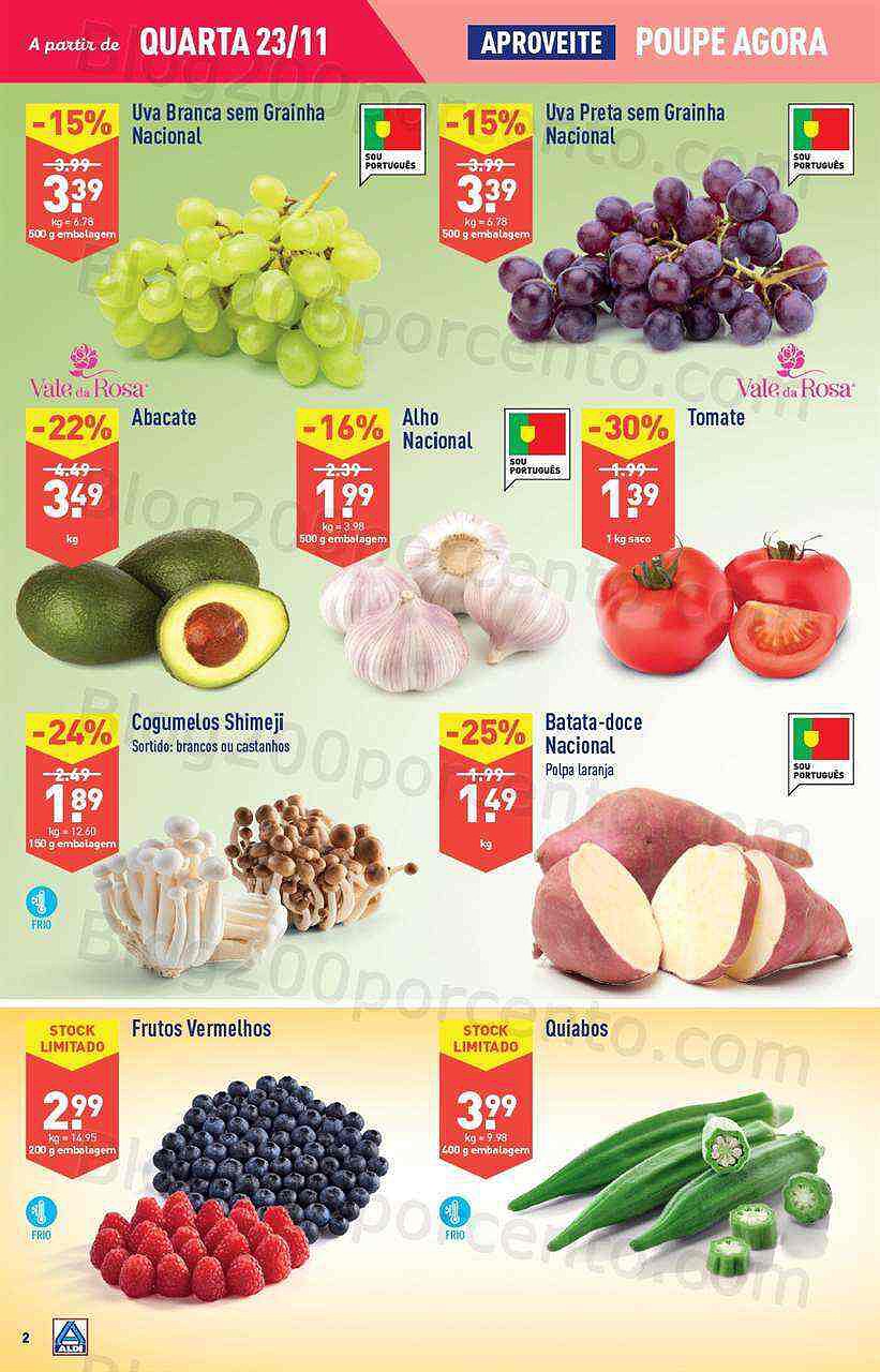 Antevisão Folheto ALDI Promoções de 23 a 29 novembro