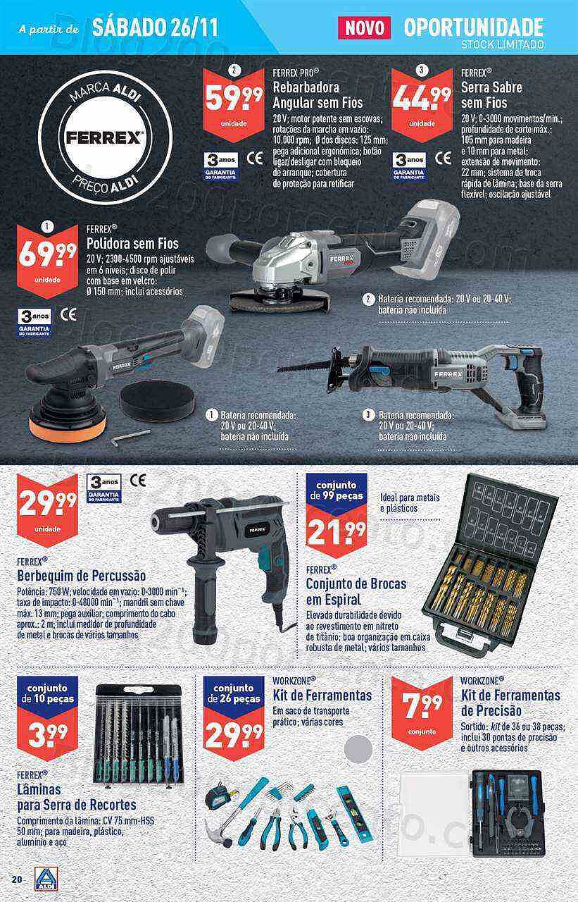Antevisão Folheto ALDI Promoções de 23 a 29 novembro