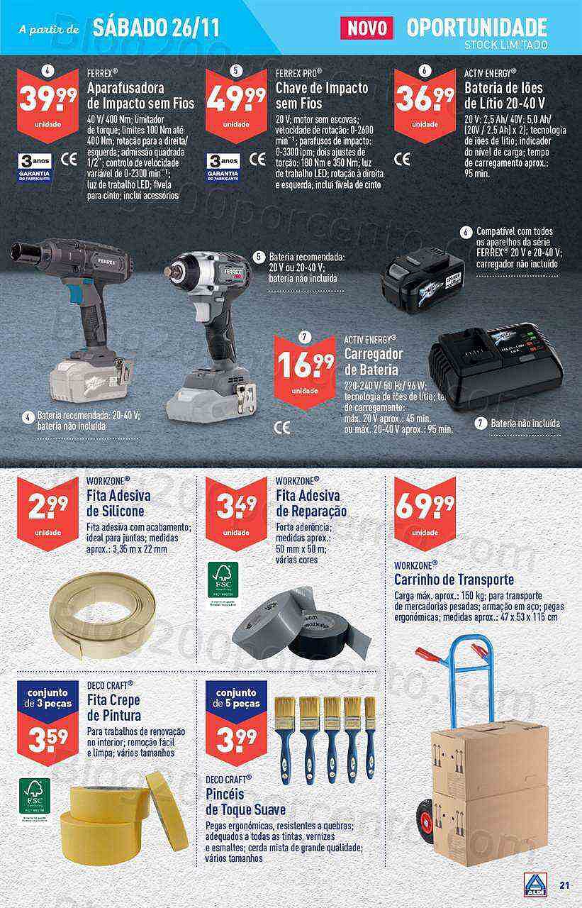 Antevisão Folheto ALDI Promoções de 23 a 29 novembro