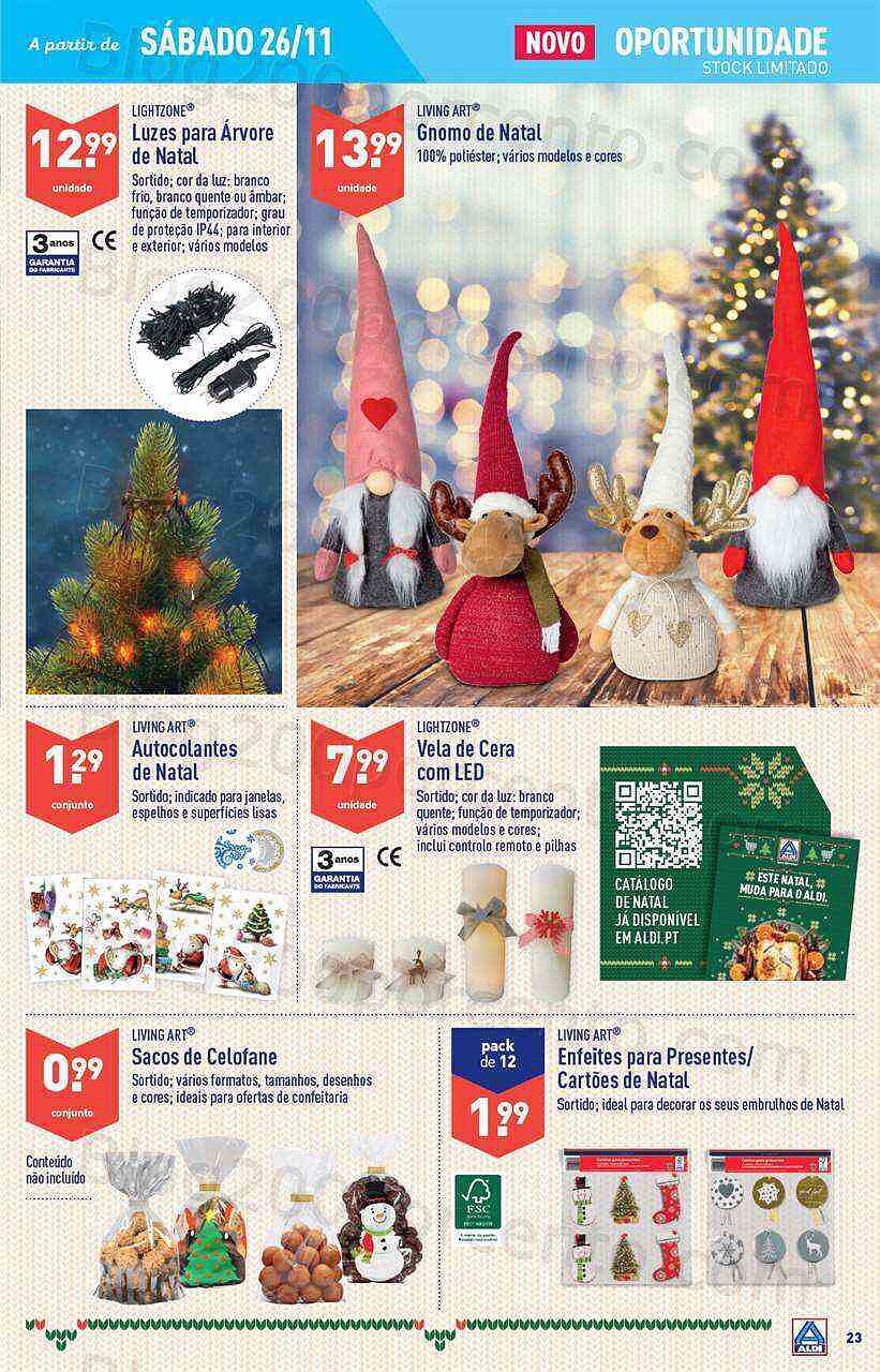 Antevisão Folheto ALDI Promoções de 23 a 29 novembro