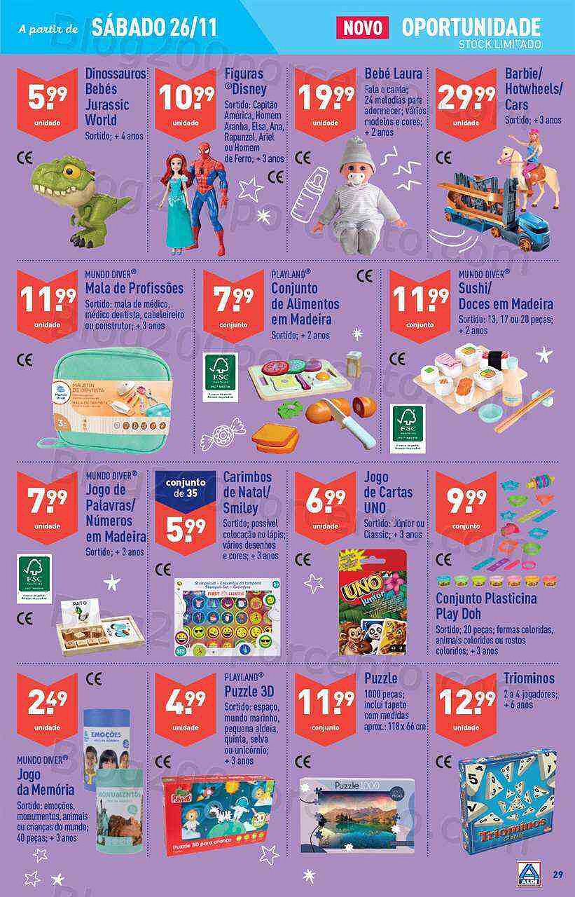 Antevisão Folheto ALDI Promoções de 23 a 29 novembro